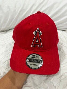New Era Los Angeles Angels 9TWENTY Adjustable Cap Red New
